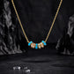 Protection & Peace – Turquoise Blossom Necklace