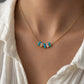 Protection & Peace – Turquoise Blossom Necklace