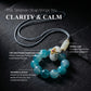 Clarity & Calm – Aquamarine & Hetian Jade Intention Strap