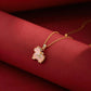 Year of the Horse White Agate Fortune Necklace
