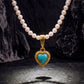 Protection & Peace – Tibetan Turquoise Heart Necklace