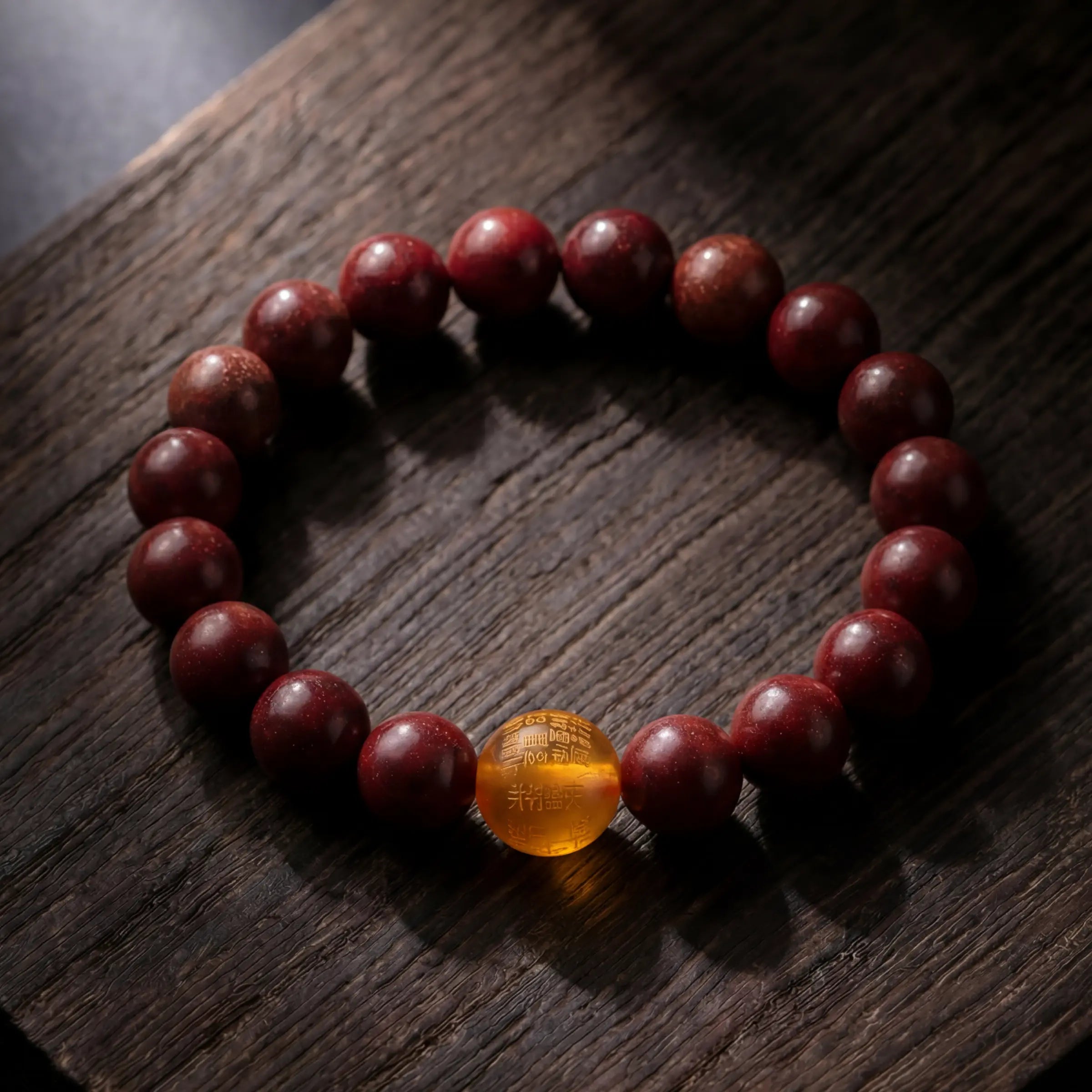 Protection & Wisdom – Tibetan Heart Sutra Bracelet