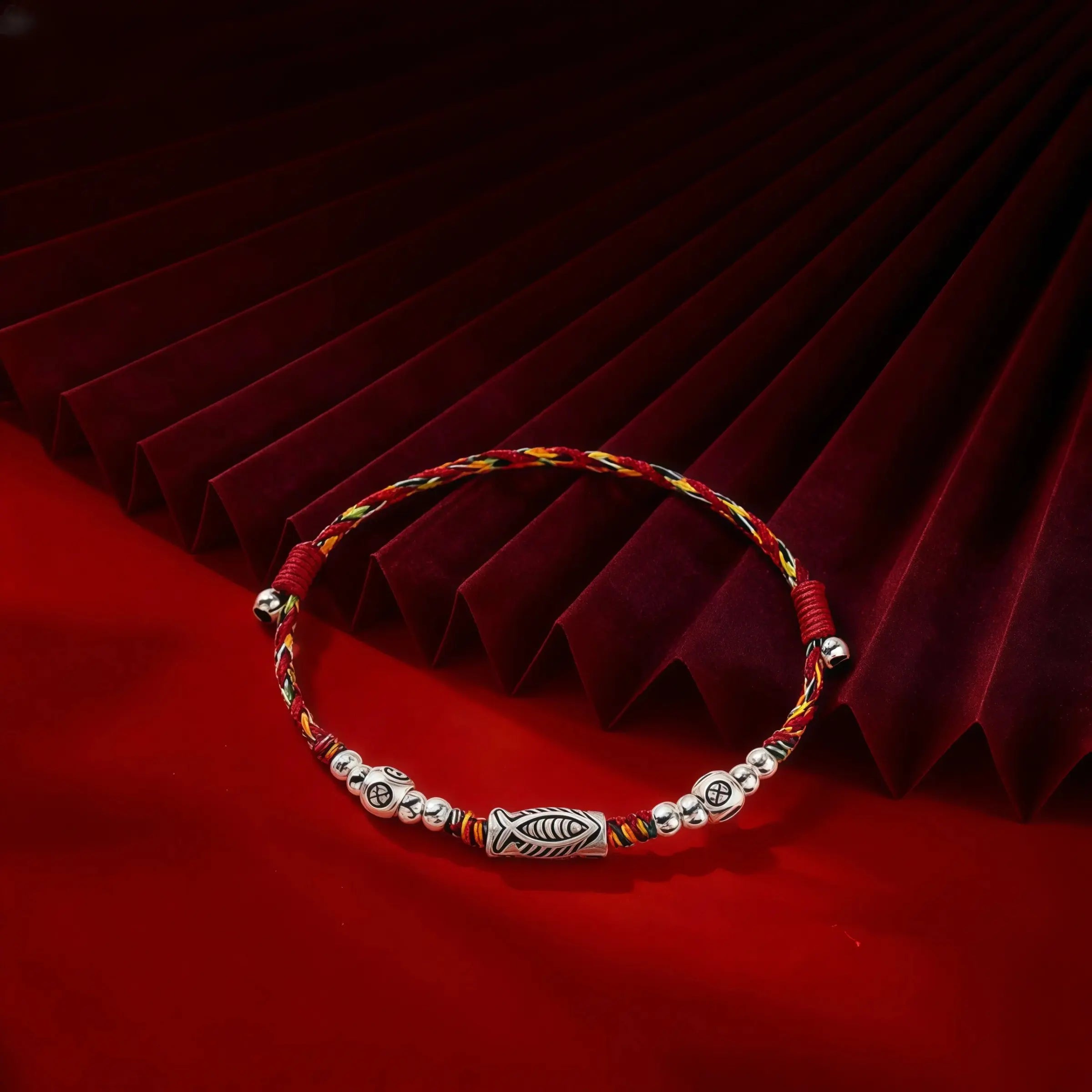Good Fortune – Koi Ascending Red String Bracelet