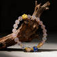 Healing & Abundance – Blue Heart Ash-Liuli Bracelet