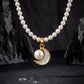 Peace & Feminine Energy – Tibetan Moonlight Pearl Necklace