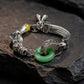 Balance & Fortune – Tibetan Totem Green Gourd Bracelet
