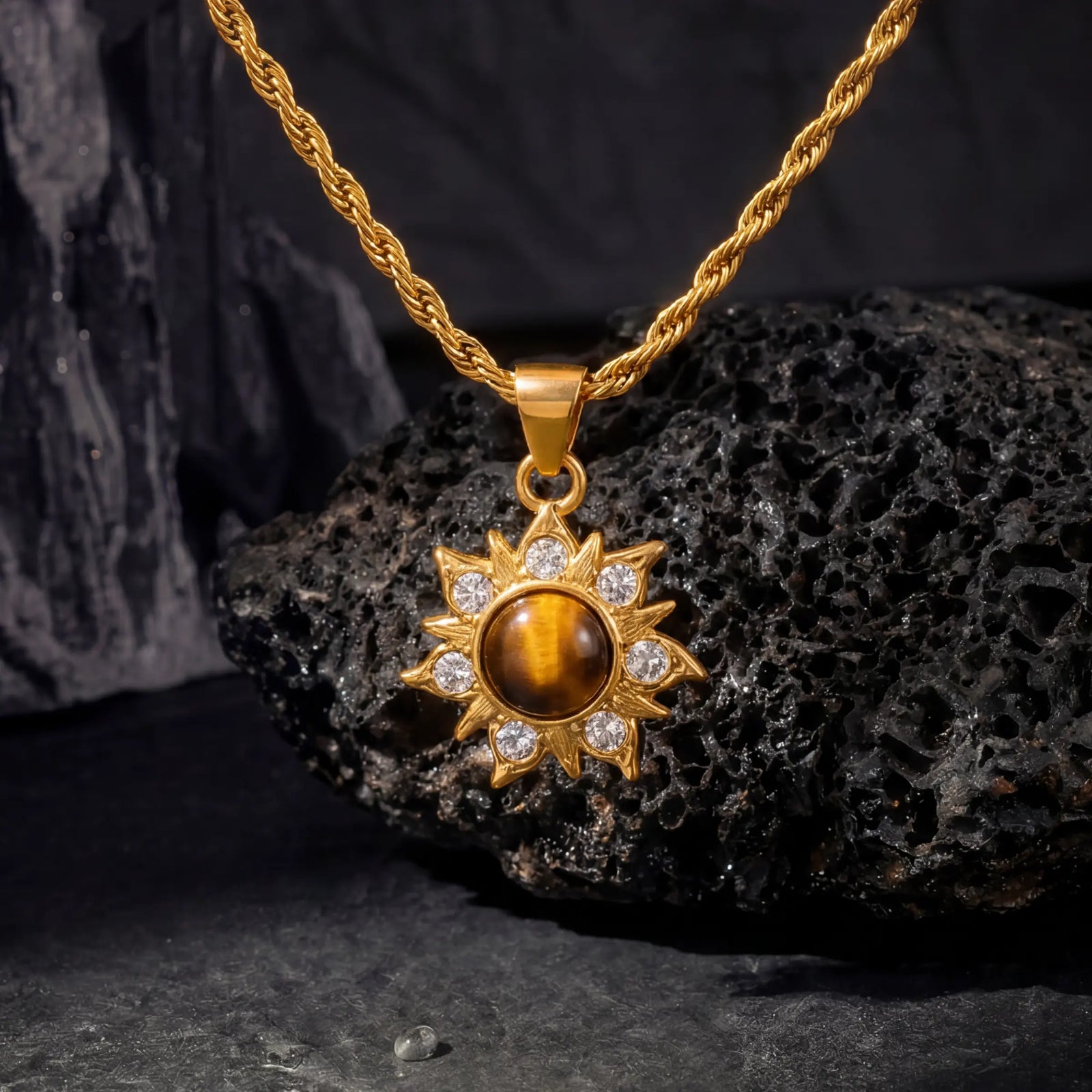 Success & Abundance - Tibetan Sun Pendant Necklace