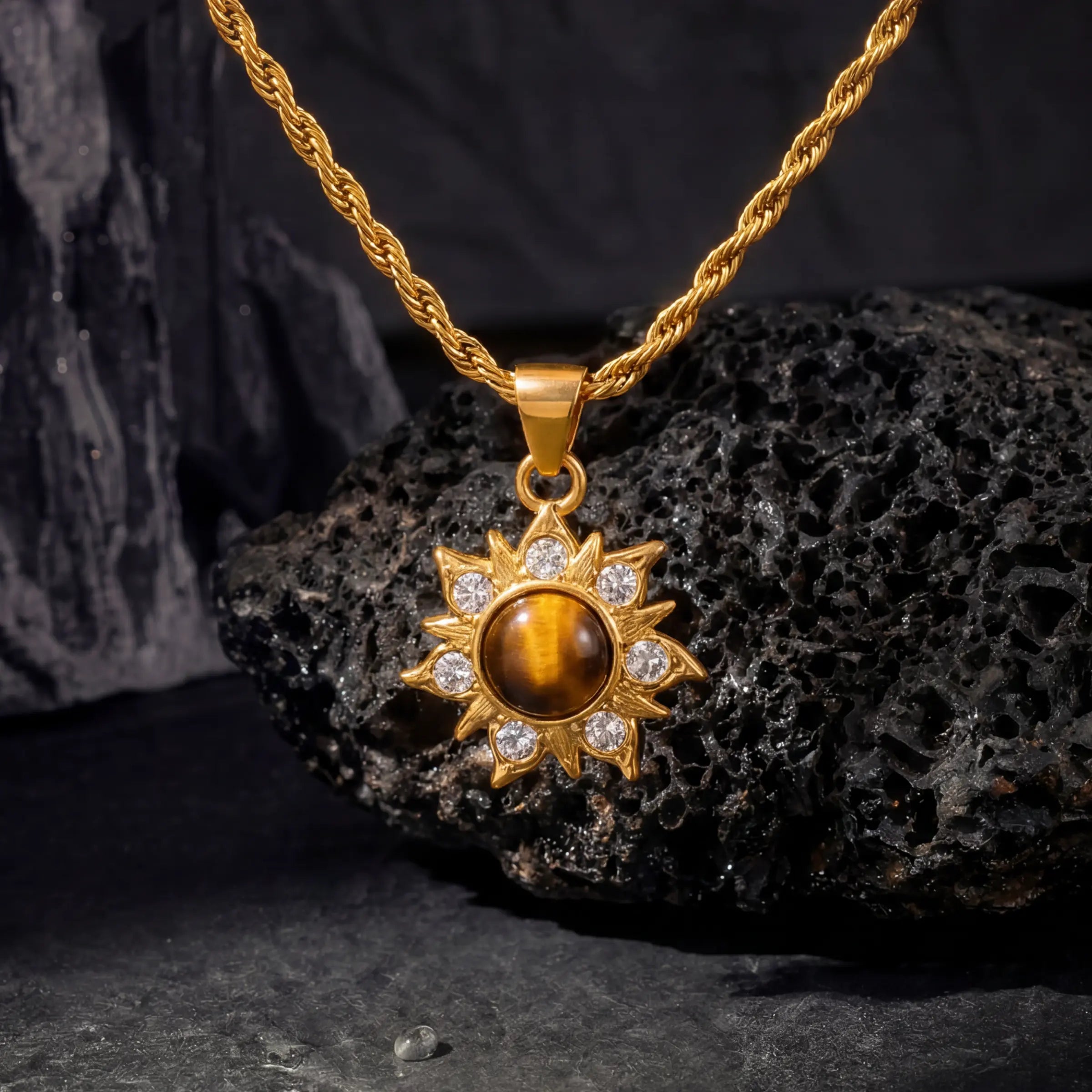 Success & Abundance - Tibetan Sun Pendant Necklace