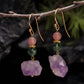 Calm & Spiritual Protection – Amethyst Healing Earrings