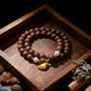 Peace & Harmony – Tibetan Incense Beads with Pearl Bracelet