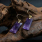 Focus & Insight – Tibetan Amethyst Earrings