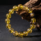 Abundance & Fortune – Five Wealth Gods Citrine & Agarwood Bracelet