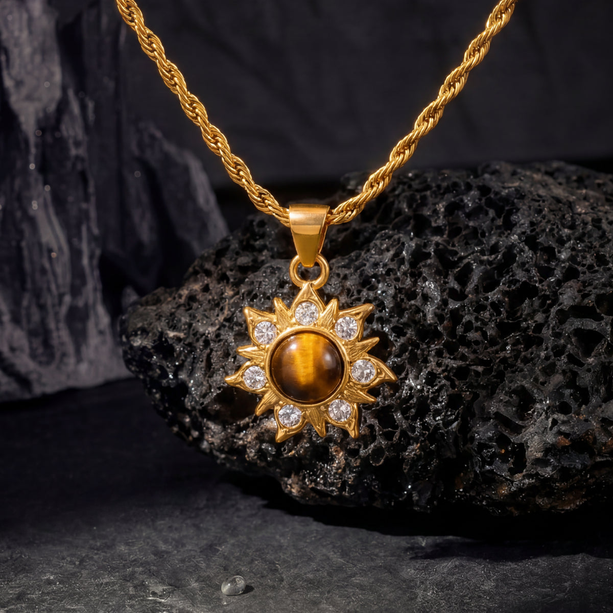 Success & Abundance - Tibetan Sun Pendant Necklace
