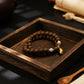 Peace & Harmony – Tibetan Incense Beads with Pearl Bracelet