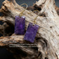 Focus & Insight – Tibetan Amethyst Earrings