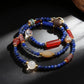 Protection & Healing – Triple Lapis Lazuli Mala Bracelet