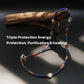 Protection & Healing – Triple Lapis Lazuli Mala Bracelet