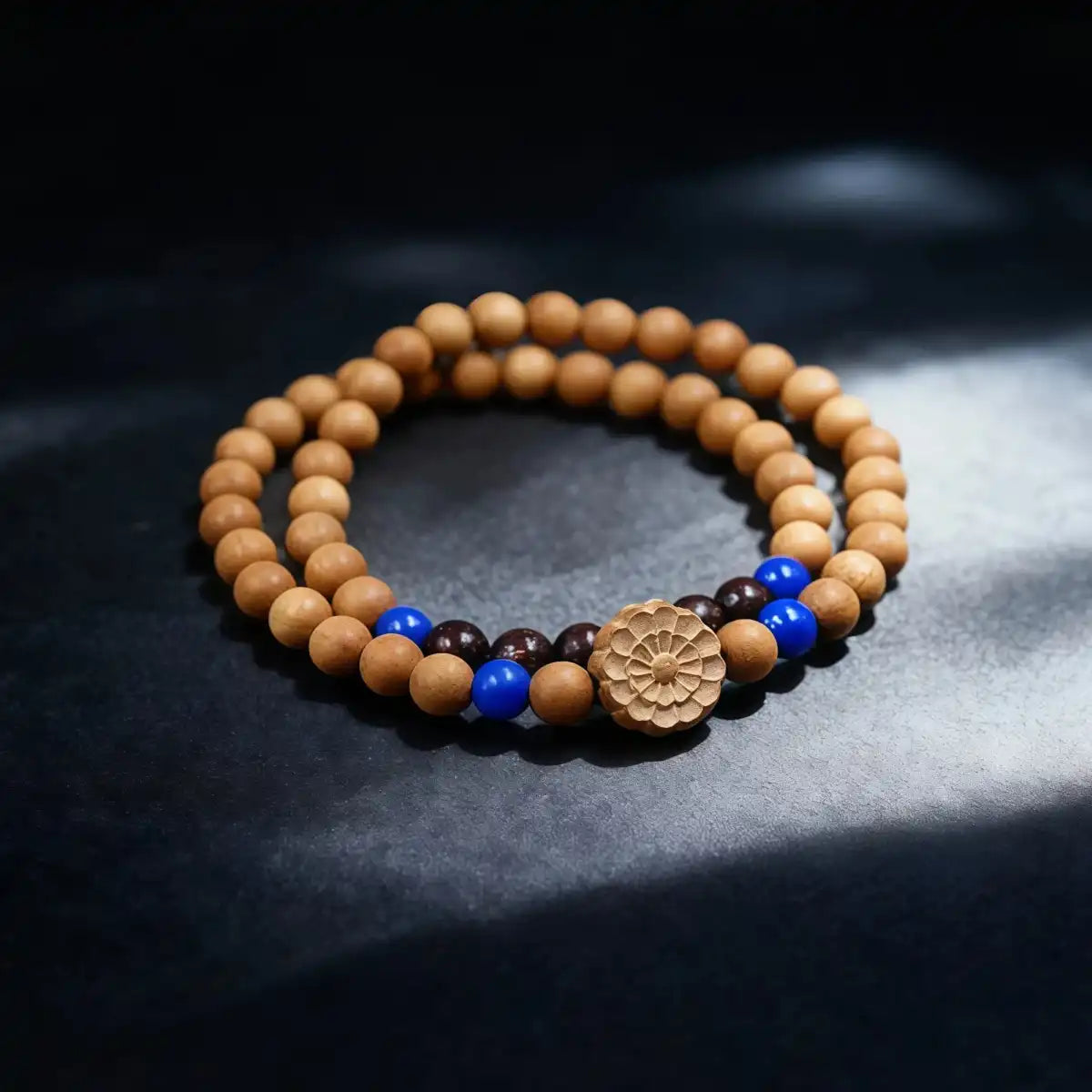 Tibetan Blessing – Buddhist Sandalwood Bracelet