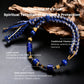 Wisdom & Protection – Lapis Lazuli Woven Bracelet