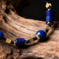 Wisdom & Protection – Lapis Lazuli Woven Bracelet
