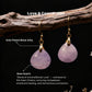 Attract Love –  Tibetan Rose Quartz Earrings