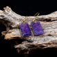 Focus & Insight – Tibetan Amethyst Earrings