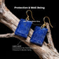 Protection & Well-Being – Tibetan Lapis Earrings