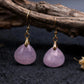 Attract Love –  Tibetan Rose Quartz Earrings