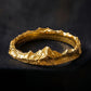 Protection & Strength - Mountain Texture Adjustable Open Ring