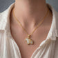 Year of the Horse White Agate Fortune Necklace