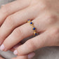Wisdom & Protection – Tibetan Lapis Lazuli Open Ring