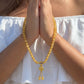 Wealth & Confidence – Temple Incense Ash Liuli Mala Bracelet