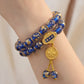 Calm & Communication – Temple Incense Ash Liuli Mala Bracelet