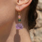 Calm & Spiritual Protection – Amethyst Healing Earrings