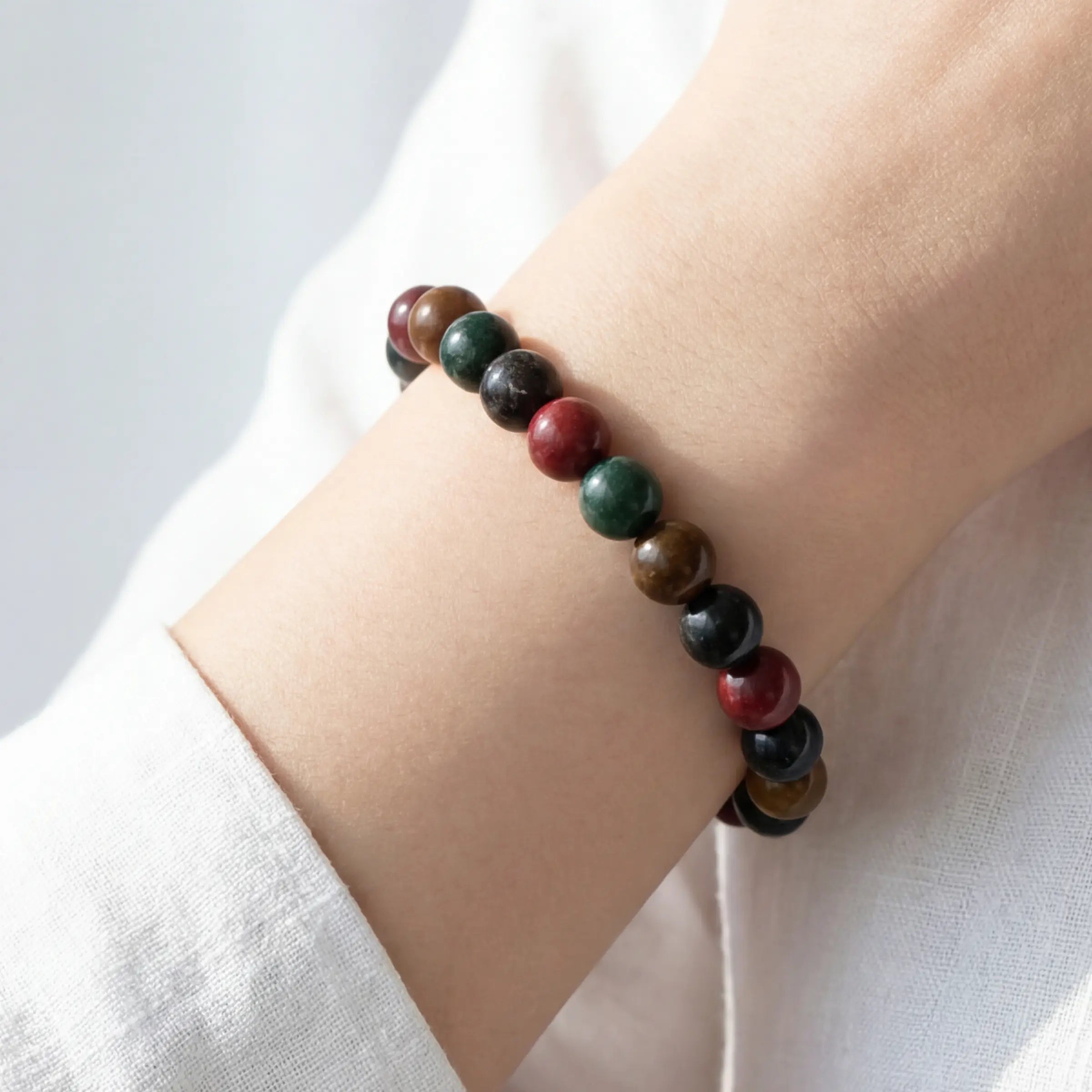 Mindfulness & Balance - Five Element Incense Beads Bracelet