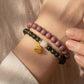 Clarity & Fulfillment – Tibetan Lotus Incense Beads Bracelet