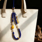 Prosperity & Serenity – Lapis Lazuli & Amber Talisman Phone Strap