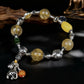 Wealth Magnetism – Mantra Golden Rutilated Quartz Bracelet