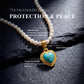 Protection & Peace – Tibetan Turquoise Heart Necklace