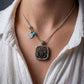 Wealth Attraction – Black Ebony Zaki Lhamo Tibetan Silver Necklace