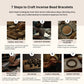 Calm & Prosperity– Ancient Gourd Money Tree Herbal Incense Pendant