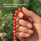 Love & Action – Temple Incense Ash Liuli Mala Bracelet