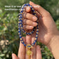 Calm & Communication – Temple Incense Ash Liuli Mala Bracelet