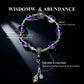 Wisdom & Abundance – Vajra Bell Amethyst & Citrine Bracelet