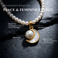 Peace & Feminine Energy – Tibetan Moonlight Pearl Necklace