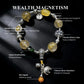 Wealth Magnetism – Mantra Golden Rutilated Quartz Bracelet
