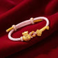 Fortune Turning Ru Yi Blessing Bag Red String Bracelet