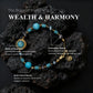 Wealth & Harmony - Golden Flow Turquoise Bracelet
