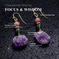 Calm & Spiritual Protection – Amethyst Healing Earrings