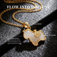Year of the Horse White Agate Fortune Necklace
